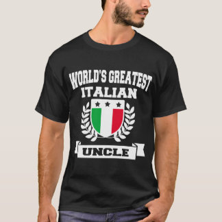 CAMISETA O MAIOR TIO ITALIANO DO MUNDO
