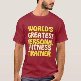 Camiseta O maior treinador de Malhações pessoal do mundo