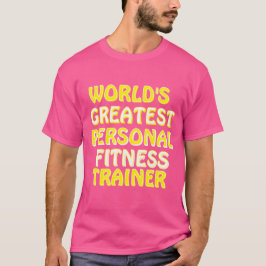 Camiseta O maior treinador de Malhações pessoal do mundo