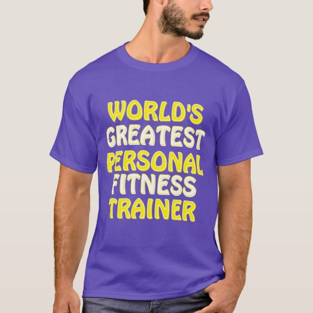 Camiseta O maior treinador de Malhações pessoal do mundo (Frente)