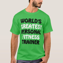 Camiseta O maior treinador de Malhações pessoal do mundo