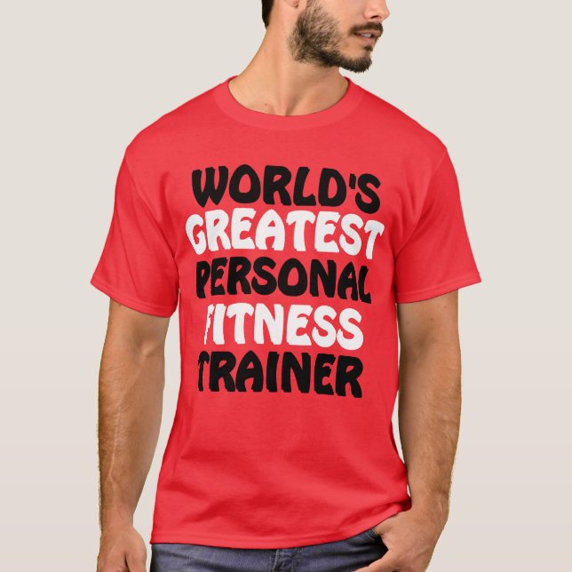 Camiseta O maior treinador de Malhações pessoal do mundo (Frente)