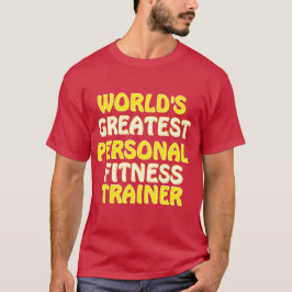 Camiseta O maior treinador de Malhações pessoal do mundo