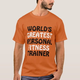 Camiseta O maior treinador de Malhações pessoal do mundo