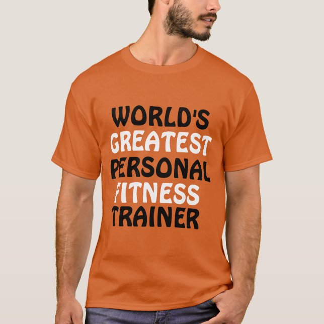 Camiseta O maior treinador de Malhações pessoal do mundo (Frente)