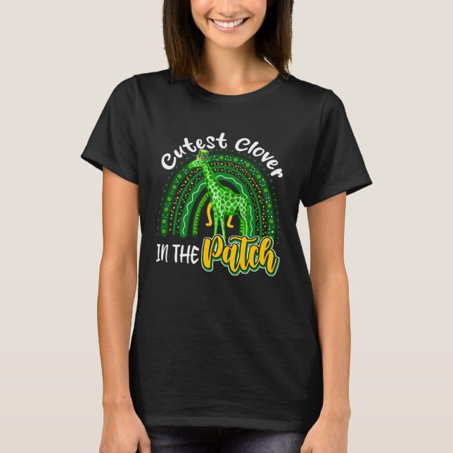 Camiseta O mais crocante C na Rua de Patch Patrick's Day Gi (Frente)