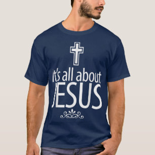 Camiseta O mais forte é tudo sobre Jesus Cristo Cristão Pre