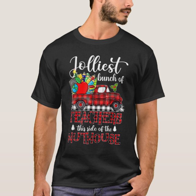 Camiseta O Mais Jolliest De Professores Deste Lado Da Nutho (Frente)