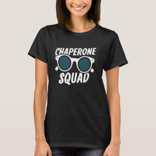 Camiseta O mais legal pai engraçado do esquadrão Chaperone,