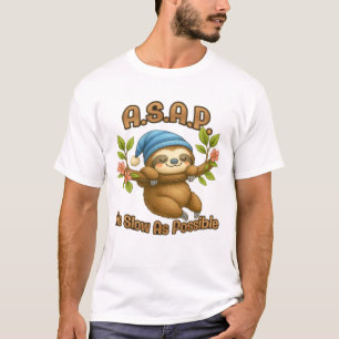 Camiseta O Mais Lento Possível - T-Sh Clássico De Lama Lent