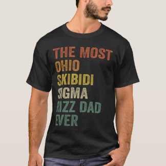 Camiseta O Mais Ohio Skibidi Sigma Rizz Pai Sempre Engraçad