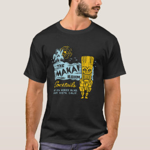Camiseta O Makai Room Los Angeles CA Vintage Tiki - Diversã