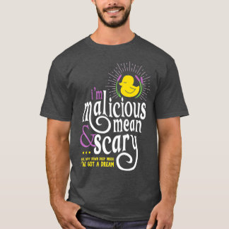 Camiseta O Malicioso Duckling Significa Assustador