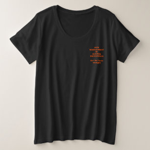 CAMISETA O MANEJO DA DOR É PREVENÇÃO DO SUICÍDIO