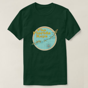 Camiseta O mapa de Florida Keys