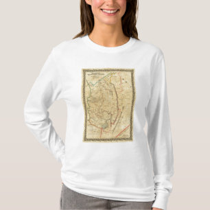 Camiseta O mapa de Richardson de West Virginia