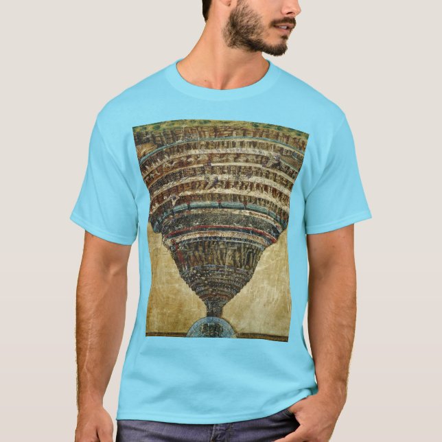 Camiseta O Mapa do Inferno, Abismo do Inferno - Sandro Bott (Frente)