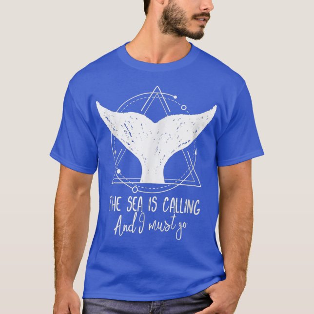 Camiseta O Mar Está Chamando Eu Tenho Que Ir Tshirt De Bale (Frente)