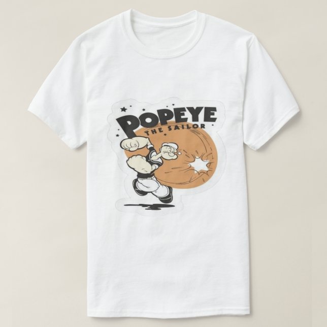 Camiseta O marinheiro Popeye (Frente do Design)