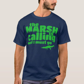 Camiseta O Marsh Está Ligando E Eu Preciso Ir Para O Alliga