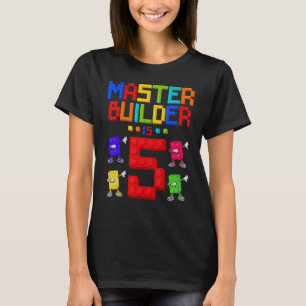 Camiseta O Master Builder tem 5 anos de 5 de prédio