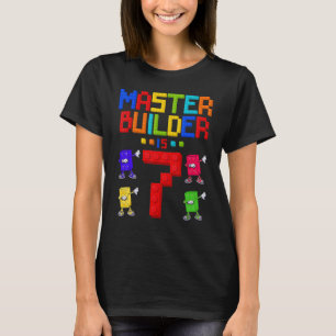 Camiseta O Master Builder tem 7 anos de 7 de prédio