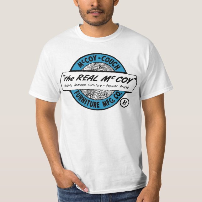 Camiseta "O McCoy real" (McCoy - sofá MFG. CO.) (Frente)
