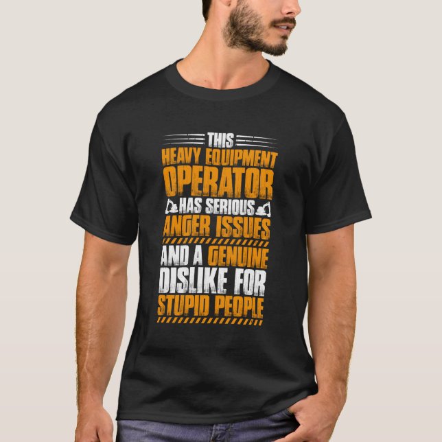 Camiseta O mecanismo de escavação do driver do escavador ca (Frente)