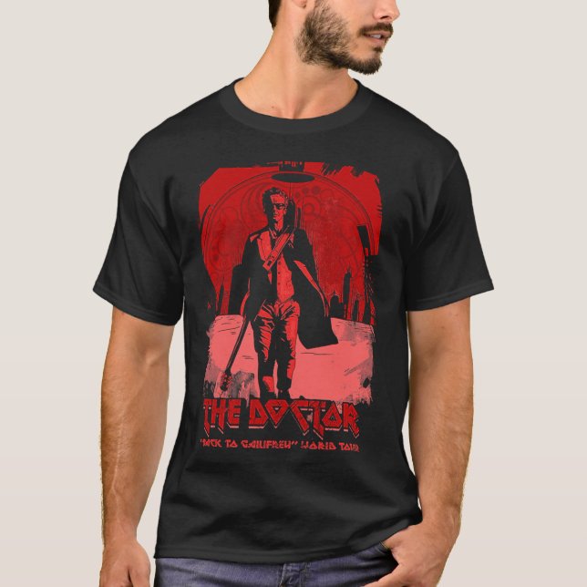Camiseta o médico está de volta Presente Perfeito retrô (Frente)
