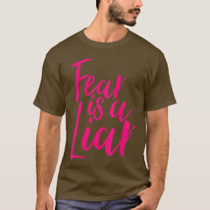 Camiseta O Medo Das Mulheres É Uma Mentira Motivação Positi