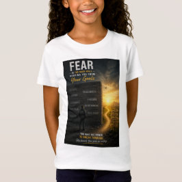 Camiseta O Medo é a Principal Barreira que o Impede de Alca