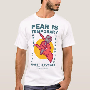 Camiseta O medo é temporário