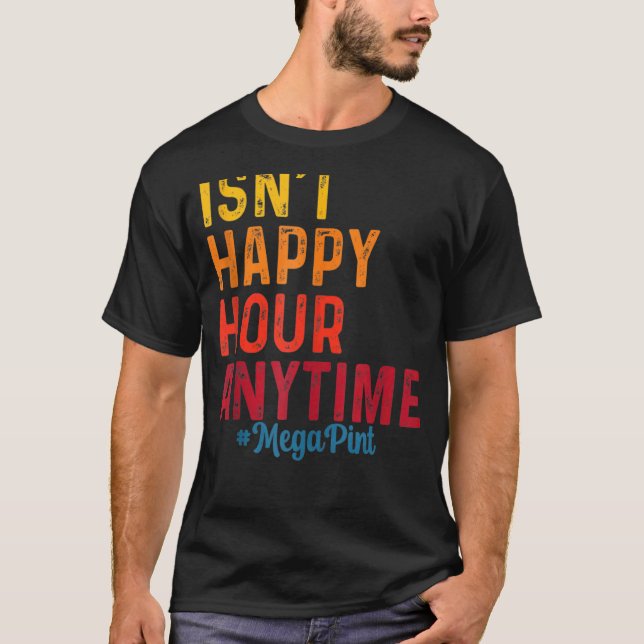Camiseta O Mega Ponto 8 não é feliz a qualquer momento (Frente)