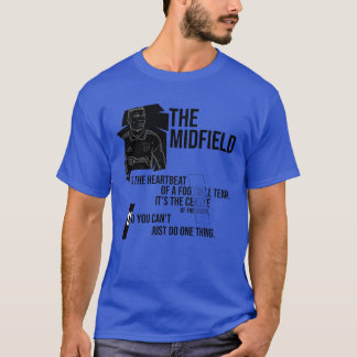Camiseta O meio-campo é a citação da família heartbeat