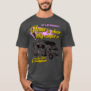 Camiseta O melhor acampamento a brilhar 1