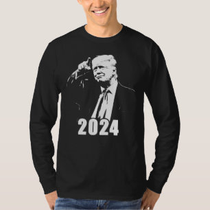 Camiseta O melhor ainda está por vir: Trump USA 2024 Graphi