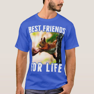 Camiseta O Melhor Amigo De Esquilo Da Vida