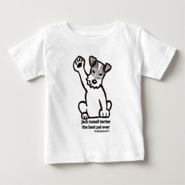 Camiseta O melhor amigo de Jack Russell (Frente)