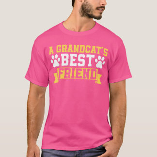 Camiseta O Melhor Amigo de um Grandcats Avô Gato Homens Mul