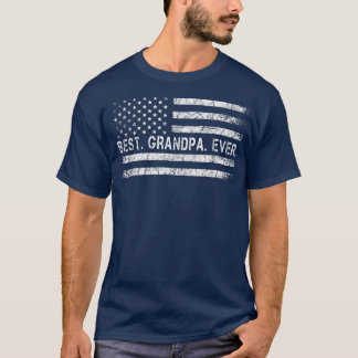 Camiseta O melhor avô de sempre com o American Fl