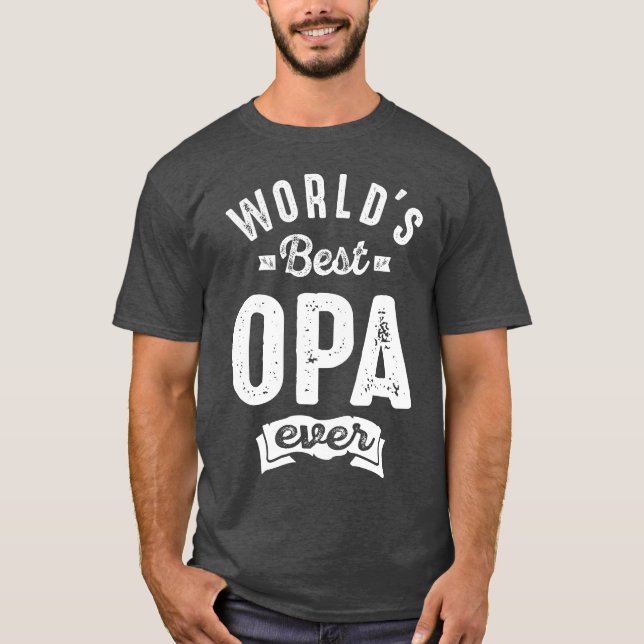Camiseta O melhor avô do mundo (Frente)