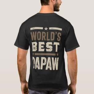 Camiseta O melhor avô do mundo em paz do mundo