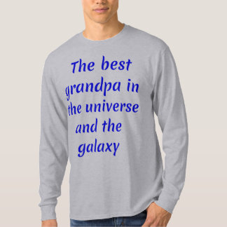 Camiseta O melhor avô do Universo e a Galáxia