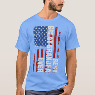 Camiseta O melhor avô excelente jamais nos EUA