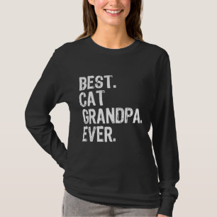 Camiseta O Melhor Avô Gato, Um Dia de os pais Legal.