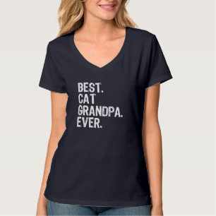 Camiseta O Melhor Avô Gato, Um Dia de os pais Legal.
