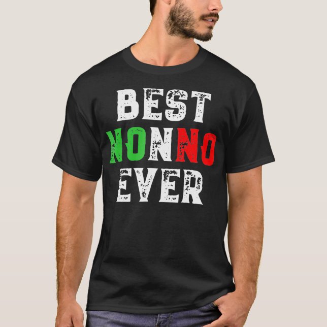 Camiseta O melhor avô italiano nunca presente (Frente)