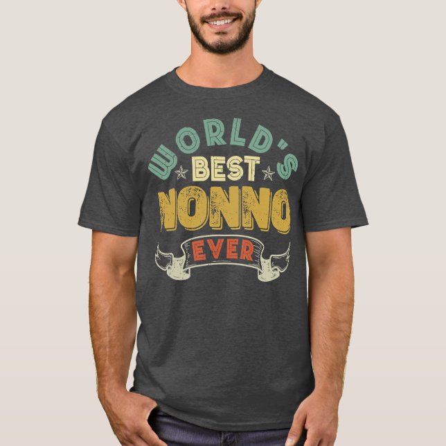 Camiseta O melhor avô italiano nunca tão engraçado do mundo (Frente)