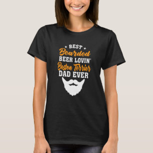 Camiseta O melhor barbudo que ama o Santo Bernard Pai Dog