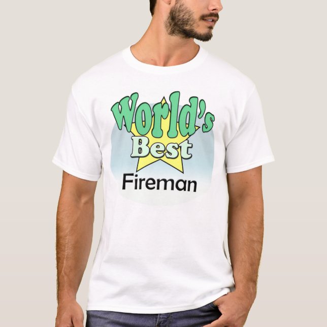Camiseta O melhor bombeiro do mundo (Frente)